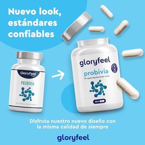 Probióticos y Prebióticos Complex - 18 cepas bacterianas - 200 cápsulas con revestimiento entérico para la flora intestinal - Con Inulina, Bifidobacterias, Lactobacillus y Lactococos 1 1707354215 805 Probioticos y Prebioticos Complex 18 cepas bacterianas 200