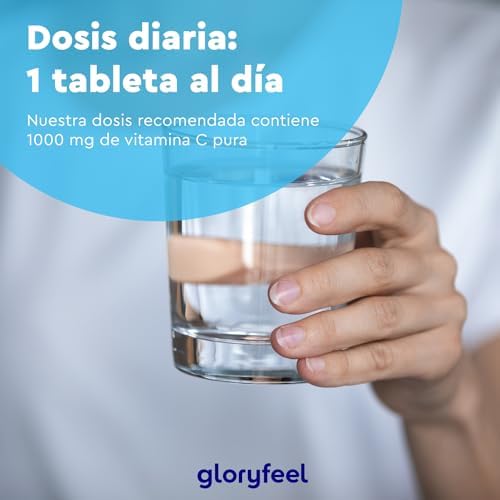 1707460516 888 gloryfeel® Vitamina C 1000 mg Suministro para 7 Meses