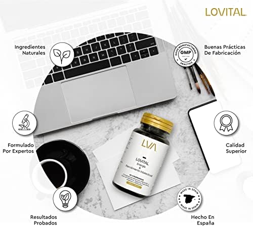 LOVITAL Triptófano Natural - Pastillas para la ansiedad | con Magnesio y Melatonina | Pastillas para Mejorar Estado de Ánimo e Inhibición de apetito | con Alga Espirulina y Vitamina B | 60 comprimidos 5 1707553405 469 LOVITAL Triptofano Natural Pastillas para la ansiedad con