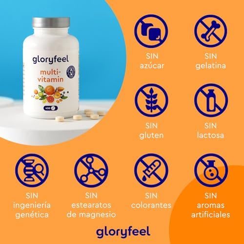 1707581325 762 Multivitaminas y Minerales 450 Comprimidos Suministro para 1 ano