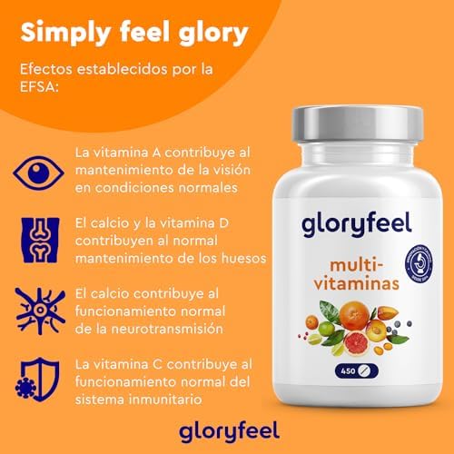 1707581325 778 Multivitaminas y Minerales 450 Comprimidos Suministro para 1 ano