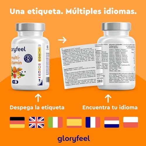 1707581326 33 Multivitaminas y Minerales 450 Comprimidos Suministro para 1 ano