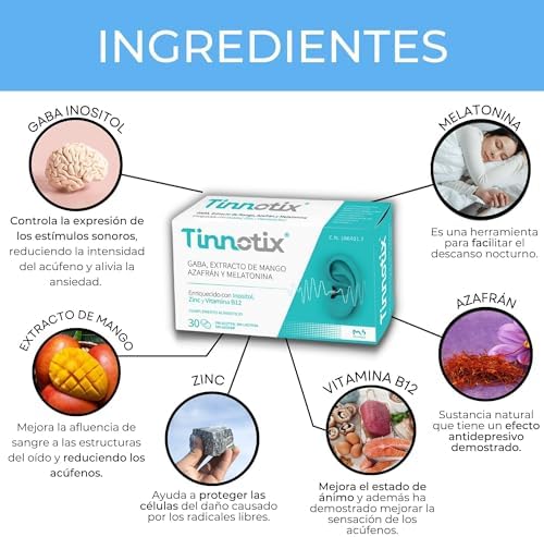 1707598058 688 Tinnotix 30 Comprimidos para los acufenos o tinnitus Reduce