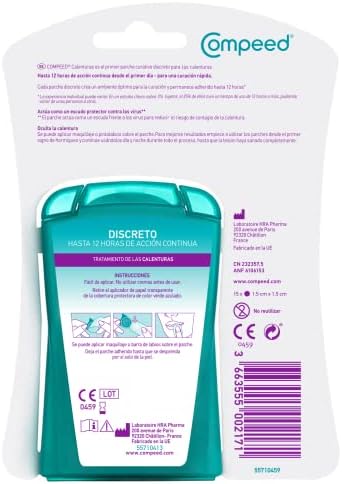 1707621483 165 COMPEED Calenturas Tratamiento para calenturas labiales Cura rapidamente Tamano de