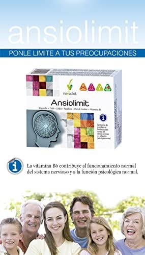 1707646852 422 Novadiet ANSIOLIMIT Capsulas con Vitamina B6 Magnolia Tulsi GABA