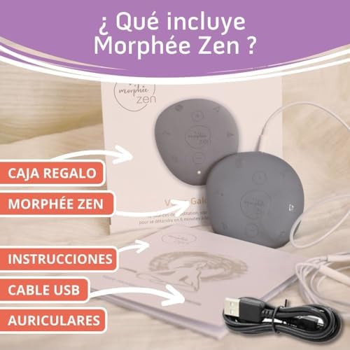 Morphée Zen - Piedra de Meditación para la Relajación Instantánea - Antiestrés, Relajación Profunda, Portátil - 700.000 usarios (español, inglés, francés, italiano) 5 1707706383 274 Morphee Zen Piedra de Meditacion para la Relajacion Instantanea