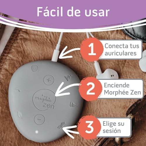 Morphée Zen - Piedra de Meditación para la Relajación Instantánea - Antiestrés, Relajación Profunda, Portátil - 700.000 usarios (español, inglés, francés, italiano) 4 1707706383 468 Morphee Zen Piedra de Meditacion para la Relajacion Instantanea