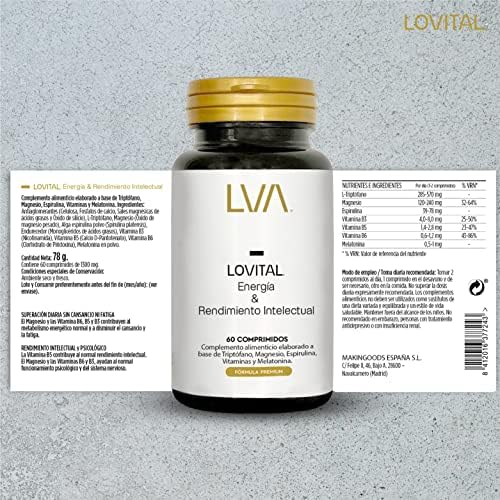 1707868219 617 LOVITAL Melatonina y Triptofano Pack Problemas de sueno Insomnio
