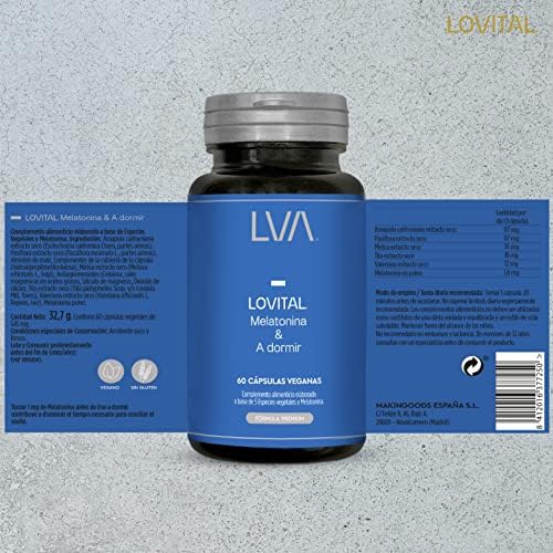 1707868219 956 LOVITAL Melatonina y Triptofano Pack Problemas de sueno Insomnio