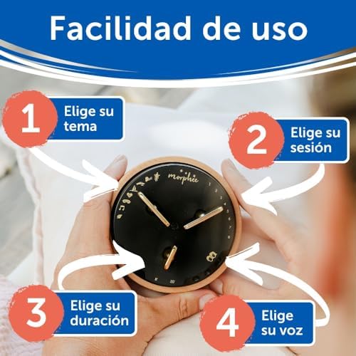 Morphée - La Caja que Revoluciona el Sueño - Concilia el Sueño Fácilmente, Duerme Profundamente, Disfruta de un Sueño Reparador - 700.000 usuarios (francés, inglés, español, italiano) 3 1707928136 559 Morphee La Caja que Revoluciona el Sueno Concilia