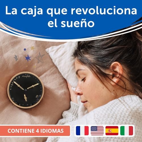 Morphée - La Caja que Revoluciona el Sueño - Concilia el Sueño Fácilmente, Duerme Profundamente, Disfruta de un Sueño Reparador - 700.000 usuarios (francés, inglés, español, italiano) 1 1707928136 650 Morphee La Caja que Revoluciona el Sueno Concilia