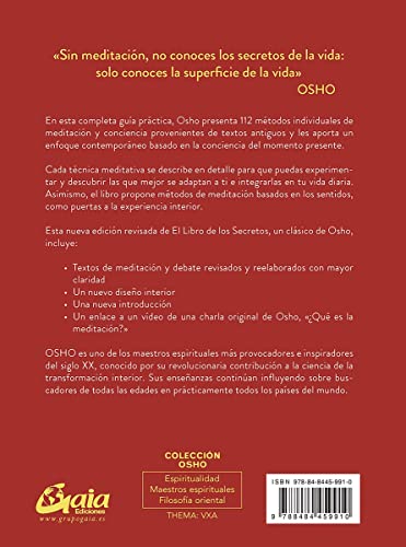 1708206803 339 El libro de los secretos Nueva edicion revisada 112 meditaciones