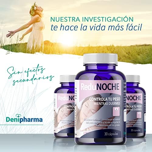 Redunoche - 30 cápsulas - Elimina la grasa mientras duermes - Adelgazante nocturno con Forskolina, Melatonina y Valeriana - Bote con 30 cápsulas - 1 al dia 6 1708274544 301 Redunoche 30 capsulas Elimina la grasa mientras duermes