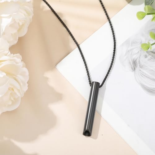 Fiada Collar de Respiración Consciente Collar de Ejercicios de Respiración Profunda Collar de Estrés de Respiración Portátil de Acero Inoxidable para Alivio de Ansiedad Hombres Mujeres (Negro) 5 1708278690 978 Fiada Collar de Respiracion Consciente Collar de Ejercicios de Respiracion