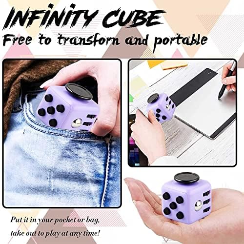 1708301890 812 Yeefunjoy 4 Piezas Anti Stress Cube Stress Relieve Toy Juguete sensorial