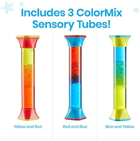 Learning Resources Tubos sensoriales ColorMix, set de 3, juguete para calmar la ansiedad, juguetes para terapia ocupacional, juguetes calmantes, juguetes sensoriales y para calmar la ansiedad 2 1708310510 577 Learning Resources Tubos sensoriales ColorMix set de 3 juguete para