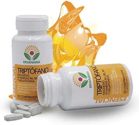 Triptófano con Magnesio - Vitaminas B6 B5 B3 - Melatonina y Espirulina | 60 Comprimidos | Menos Cansancio y Fatiga - Mejor Estado de Ánimo - Concentración - Regula El Sueño y la Ansiedad 1 1708321738 306 Triptofano con Magnesio Vitaminas B6 B5 B3 Melatonina