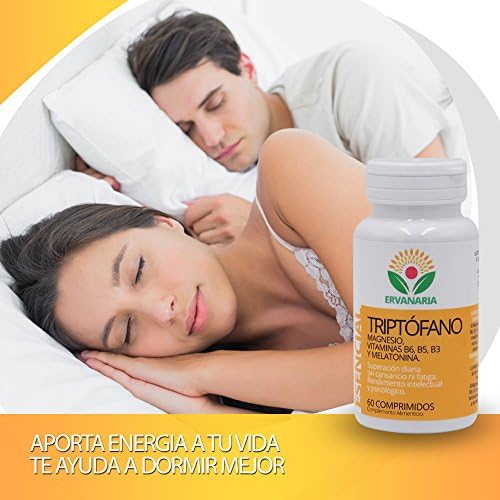 Triptófano con Magnesio - Vitaminas B6 B5 B3 - Melatonina y Espirulina | 60 Comprimidos | Menos Cansancio y Fatiga - Mejor Estado de Ánimo - Concentración - Regula El Sueño y la Ansiedad 2 1708321738 698 Triptofano con Magnesio Vitaminas B6 B5 B3 Melatonina