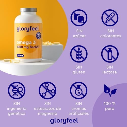 Omega 3 Aceite de Pescado - 400 Cápsulas de Omega 3 (Suministro para 13 meses) - 1000mg por Cápsula - Con ácidos grasos Omega-3 EPA y DHA - Omega3 fish oil 3 1708392720 280 Omega 3 Aceite de Pescado 400 Capsulas de Omega