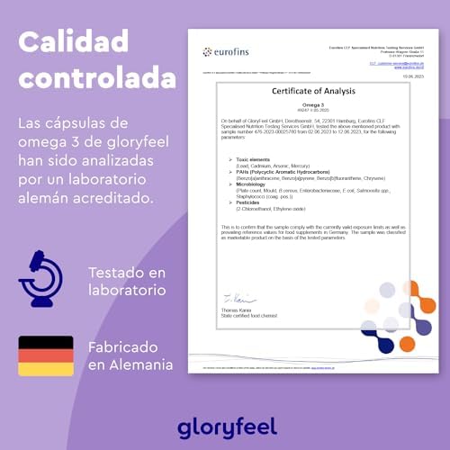 Omega 3 Aceite de Pescado - 400 Cápsulas de Omega 3 (Suministro para 13 meses) - 1000mg por Cápsula - Con ácidos grasos Omega-3 EPA y DHA - Omega3 fish oil 5 1708392721 491 Omega 3 Aceite de Pescado 400 Capsulas de Omega