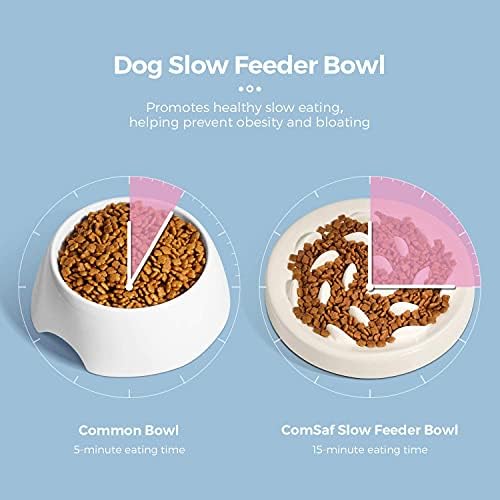 Comedero Gato Antivoracidad, Comedero Lento para Gatos y Perros, Base Antideslizante Ralentizar la Ingesta de Alimentos, Adecuado para Gatos y Perros Pequeños 3 1708408944 51 Comedero Gato Antivoracidad Comedero Lento para Gatos y Perros Base