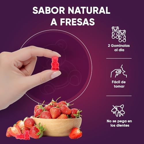 1708491618 92 Gominolas Multivitaminas y Minerales 120 Gummies Sabor Fresa 13
