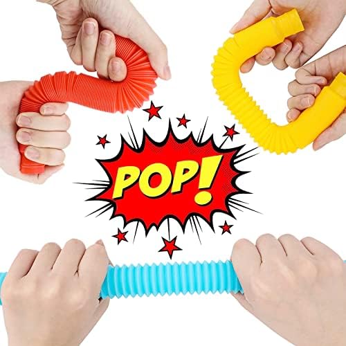 1708499350 205 6pcs Tubos sensoriales ninosTubos moldeables ninosMini Juguetes Sensoriales de Tubos