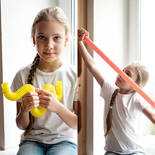 1708499351 418 6pcs Tubos sensoriales ninosTubos moldeables ninosMini Juguetes Sensoriales de Tubos