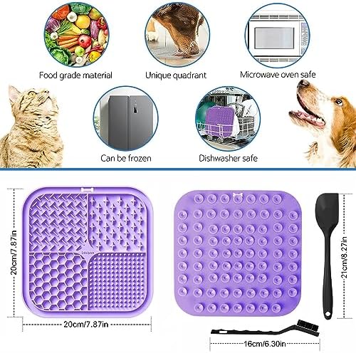 1708508481 199 Lesipee Tapete para lamer para perros y gatos paquete de