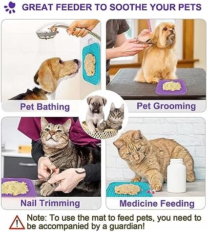 1708508482 85 Lesipee Tapete para lamer para perros y gatos paquete de