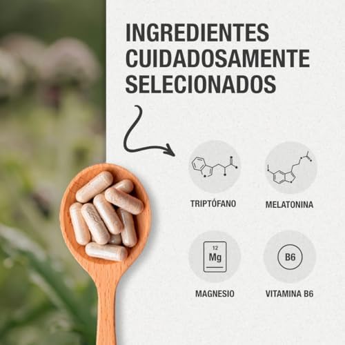 1708540382 671 Triptofano con Magnesio Melatonina Vitamina B6 Para reducir