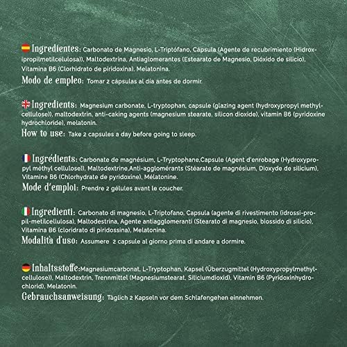 1708540383 325 Triptofano con Magnesio Melatonina Vitamina B6 Para reducir