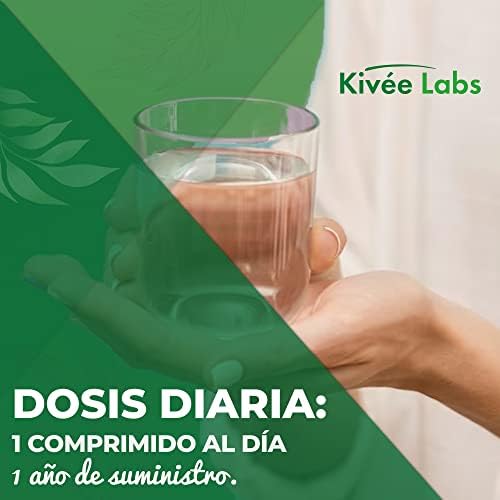 KivéeLabs® 365 Comprimidos Melatonina Pura 1,99 mg (Suministro 1 Año) | Rápida Asimilación | Suministro para 1 año | Ayuda con el insomnio y trastornos del sueño | Vegano sin OMG | Fabricado en España 4 1708584384 733 KiveeLabs® 365 Comprimidos Melatonina Pura 199 mg Suministro 1 Ano