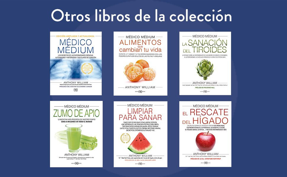 Médico Médium. Cuidar tu cerebro: Soluciones para la inflamación cerebral, la salud mental, el trastorno obsesivo-compulsivo, los síntomas... el ... alzhéimer, los trastornos ... (SIN COLECCION) 22 Otros libros de la coleccion