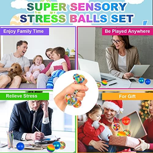 1708722703 312 FOHYLOY Pelota antiestres 4Pz Bolas antiestres Adultos ninos Squishy Stress