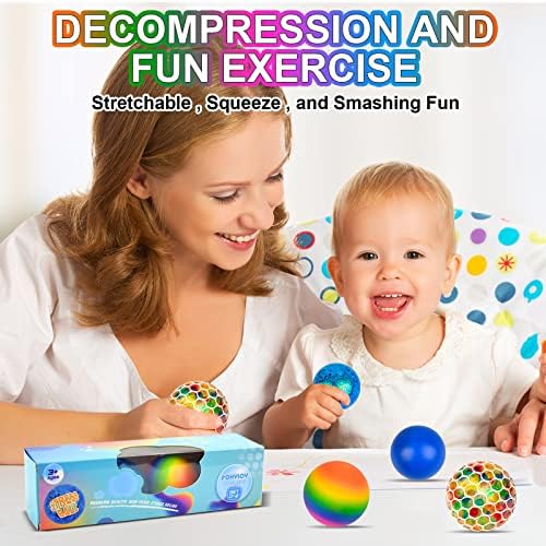 1708722704 110 FOHYLOY Pelota antiestres 4Pz Bolas antiestres Adultos ninos Squishy Stress
