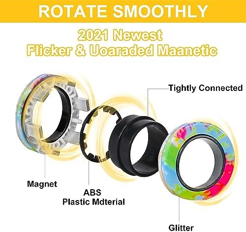 1708772050 64 BCBF 3 Piezas Juguetes Antiestres AdultosAnillos Magneticos Fidget ToyFidget ToysFidget