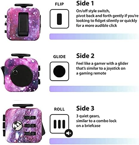 1708794042 89 Chennyfun Juego de 2 Juguetes para Fidget Juguetes Galaxy Fidget