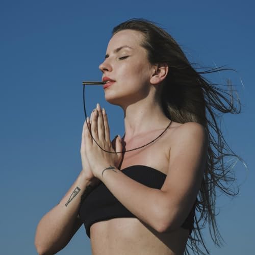 4 Piezas Collar de Respiración Set, Collar de Silbato Acero Inoxidable con 4 Colores, Collar Consciente, Collar de Ansiedad para Ejercicios de Respiración, Meditación, Mujeres, Hombres 7 1708830521 288 4 Piezas Collar de Respiracion Set Collar de Silbato Acero