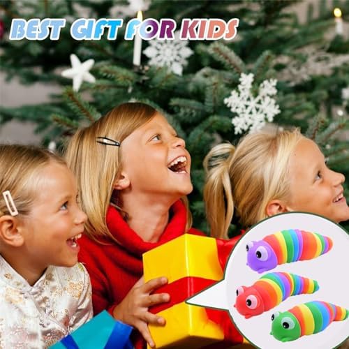 Fidget Slug Juguetes sensoriales articulados Juguete ansiedad Alivio estrés Oficina Escritorio Juguete Divertido Educativo Regalo de Juguete para niños coordinación y Equilibrio del Estado de ánimo 7 1708842695 152 Fidget Slug Juguetes sensoriales articulados Juguete ansiedad Alivio estres Oficina