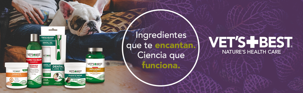 Vet's Best Suplementos para Perros calmantes de Calma Confort - Promueve la relajación y el Comportamiento equilibrado 132 g 26 ES footer