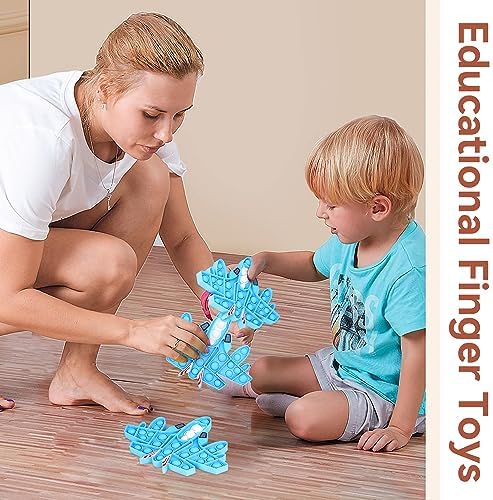 Yeefunjoy Pop it Fidget Toy, Push Pop Bubble Fidget Juguetes Antiestrés, Push Pop it Antiestres Niños, Sensorial Herramientas para Aliviar el Estrés y la Ansiedad para Adultos y Niños - Aviones 4 1708914781 829 Yeefunjoy Pop it Fidget Toy Push Pop Bubble Fidget Juguetes