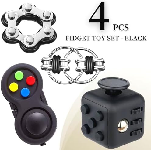 1708926477 792 Yeefunjoy Juego de 4 Juguetes para Fidget Antiestres Stress Cube