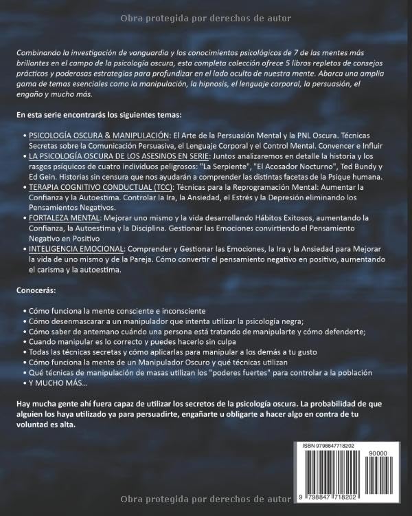1708935004 346 PSICOLOGIA OSCURA MANIPULACION MENTAL 5 libros en 1 Tecnicas