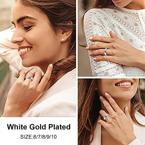 QKEPCY Anillo Antiestres Mujer Acero Inoxidable Anillo de Ansiedad Anillos Giratorios Fidget Anillo Spinner Apilables Anillo de Meditación Aliviar el Estrés Regalo para Mujeres Niñas Hombre 2 1708938587 248 QKEPCY Anillo Antiestres Mujer Acero Inoxidable Anillo de Ansiedad Anillos