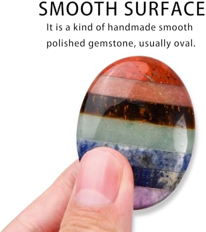 Hoxfly Piedras de Preocupación, Piedra para el Pulgar, Piedra de Preocupación para el Pulgar de Cristal Curativo, Piedra del Pulgar para Equilibrar Reiki, Terapia, Meditación y Alivio de la Ansiedad 2 1708979698 472 Hoxfly Piedras de Preocupacion Piedra para el Pulgar Piedra de