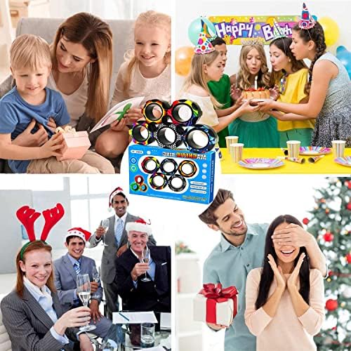 Steemjoey 5Pcs Anillos magnéticos Fidget Toys, Idea ADHD Fidget Toys, Adult Fidget Magnets Toys Rings para Terapia de Alivio de la ansiedad, Fidget Pack Gran Regalo para Adultos, Adolescentes y niños 7 1709228268 773 Steemjoey 5Pcs Anillos magneticos Fidget Toys Idea ADHD Fidget Toys