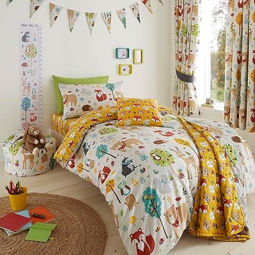 Happy Linen Company Manta y funda lavable con peso para niños y niñas, diseño de animales del bosque, 2,3 kg, 90 x 120 cm, lavable, para terapia de ansiedad 2 1709722925 565 Happy Linen Company Manta y funda lavable con peso para