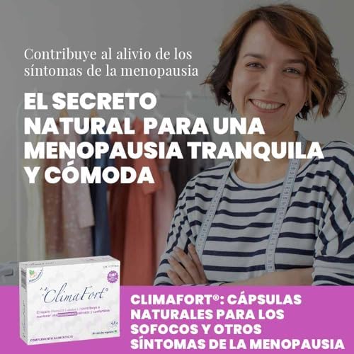 ClimaFort Complemento Alimenticio para Menopausia - 30 Cápsulas - Suplemento para aliviar los sofocos, cambios de humor o insomnio 2 1709804489 726 ClimaFort Complemento Alimenticio para Menopausia 30 Capsulas Suplemento