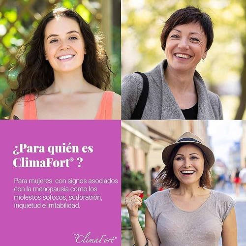 ClimaFort Complemento Alimenticio para Menopausia - 30 Cápsulas - Suplemento para aliviar los sofocos, cambios de humor o insomnio 3 1709804490 602 ClimaFort Complemento Alimenticio para Menopausia 30 Capsulas Suplemento